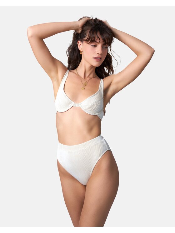Dół od bikini, rozmiar M, Białe złoto, VICTORIA