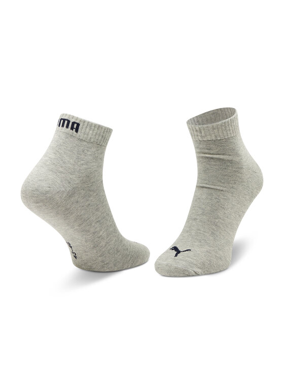 Puma Puma Zestaw 3 par wysokich skarpet męskich 271080001 Szary
