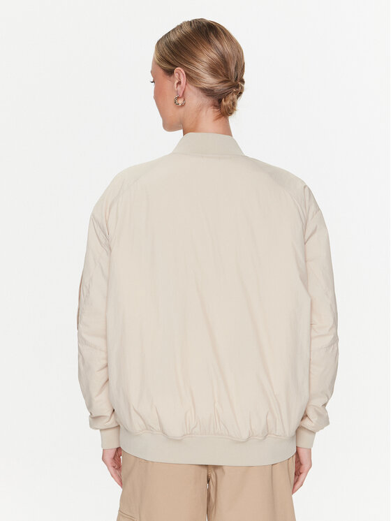 Calvin Klein Calvin Klein Яке бомбър Light Paded Quilt Bomber Jacket K20K205178 Екрю Regular Fit