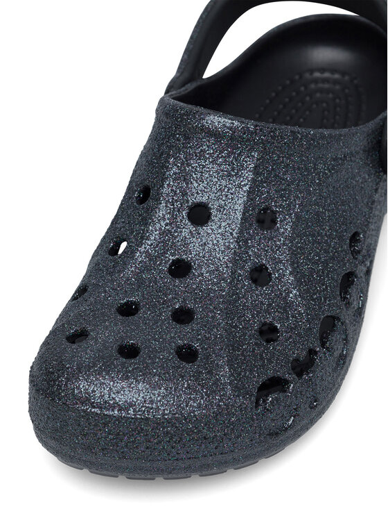 Crocs Crocs Natikače BAYA GLITTER CLOG 205925-001 Crna