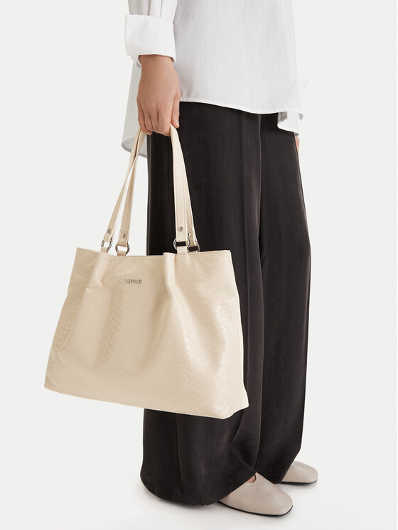 Lasocki Lasocki Ročna torba CEO-LSK-X-004-09 Écru