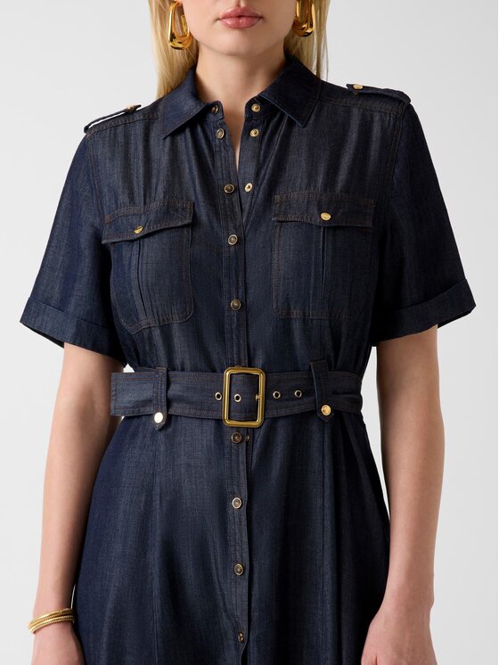 Marciano Guess Marciano Guess Kleid für den Alltag 181615 Blau Classic Fit