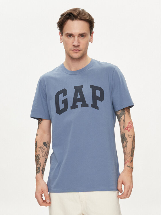 Gap Gap T-Shirt 856659-02 Modrá Regular Fit