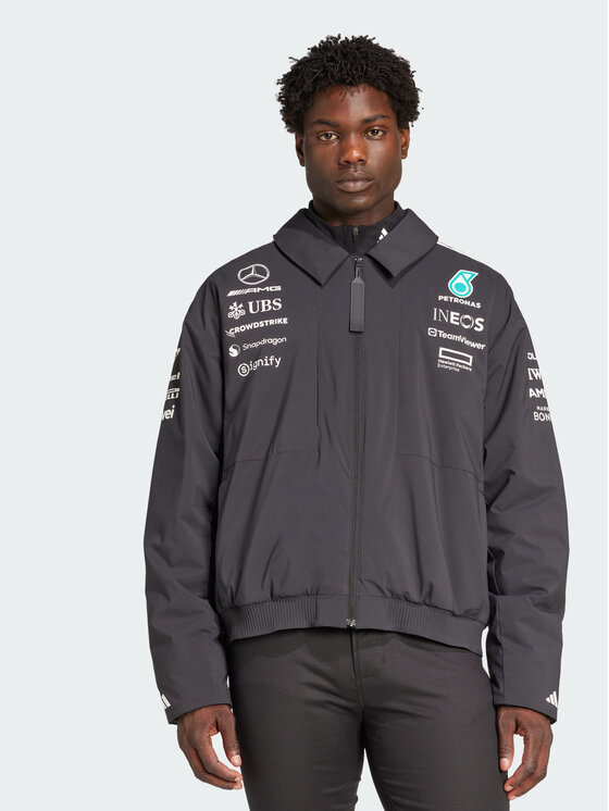 adidas adidas Kurtka anorak 142329 Czarny Loose Fit