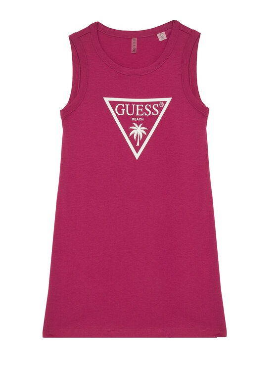 Guess Guess Každodenné šaty J6GK25 JA914 Ružová Regular Fit