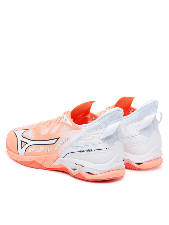 Mizuno Mizuno Παπούτσια Σάλας Wave Mirage 5 X1GA2350 Πορτοκαλί
