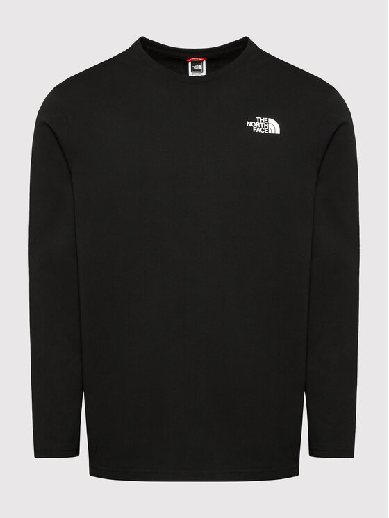 The North Face The North Face Majica dugih rukava Easy Tee NF0A2TX1 Crna Regular Fit