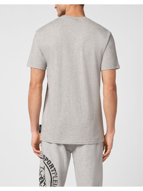Plein Sport Plein Sport T-Shirt 14175 Szary Regular Fit
