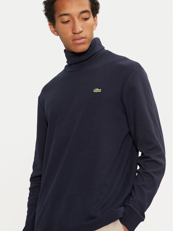 Lacoste Lacoste Rollkragenpullover UH2828 Dunkelblau Regular Fit