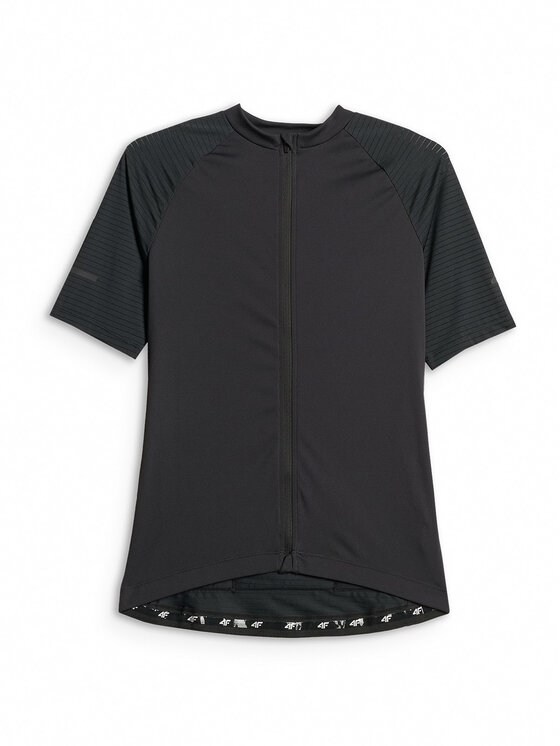 4F 4F Koszulka rowerowa ALTERNATIVE PATH Czarny Slim Fit