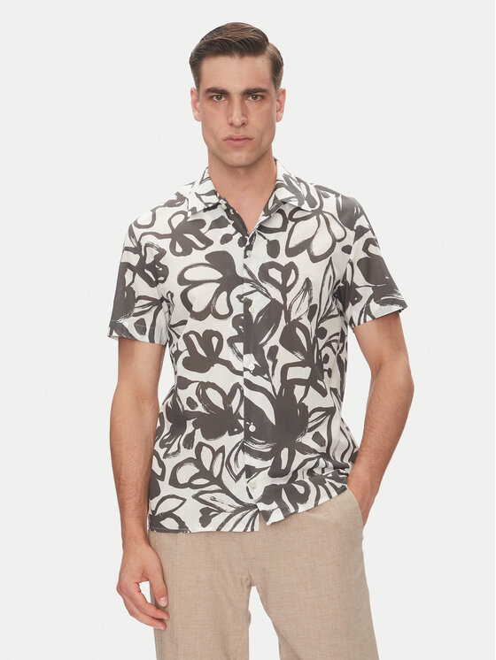 Baldessarini Baldessarini Camicia B3 76002.3702 Crema Regular Fit