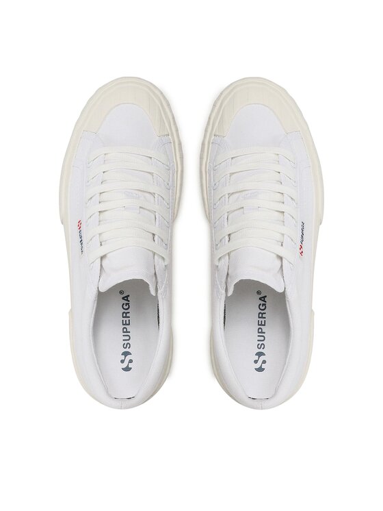 Superga Superga Trampki Stripe Platform 2631 S5111SW Biały