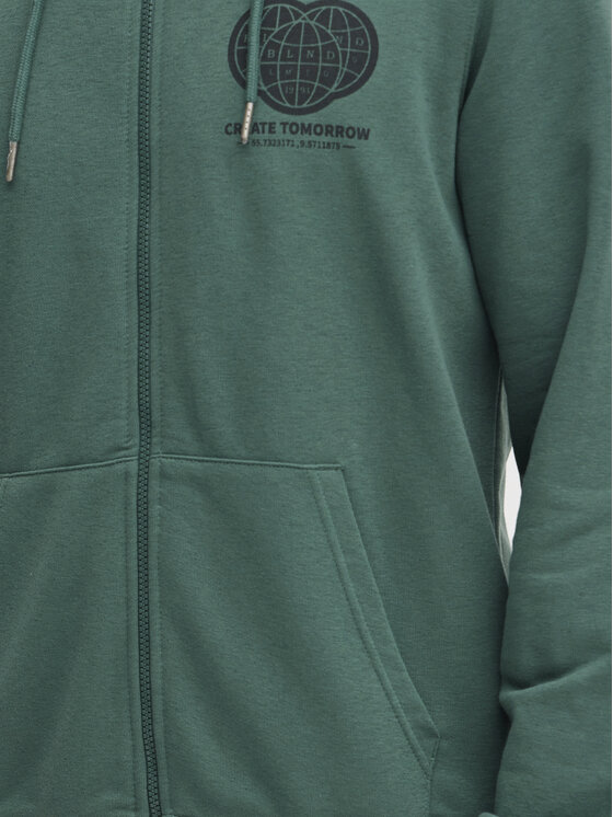 Blend Blend Felpa 20716874 Verde Regular Fit