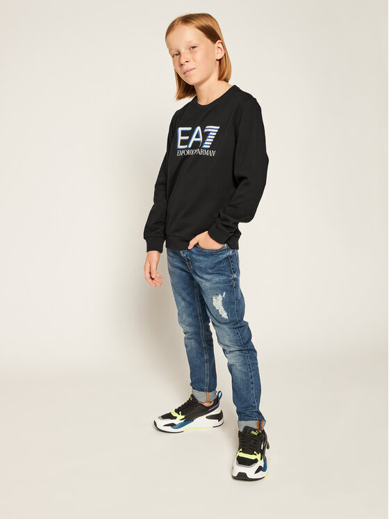 Felpa 3HBM53 BJ05Z 1200 Nero Regular Fit