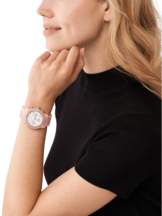Michael Kors Michael Kors Laikrodis Runway MK7424 Rožinė
