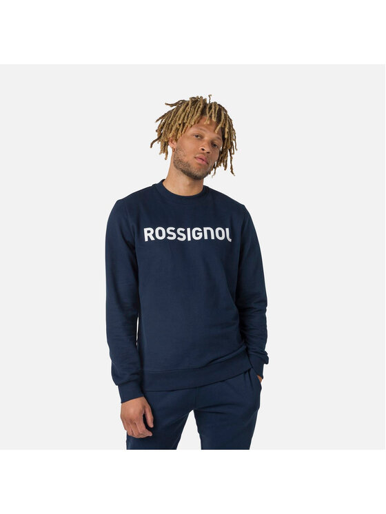 Rossignol Rossignol Bluza Logo Sweat Rn Fl Granatowy Regular Fit