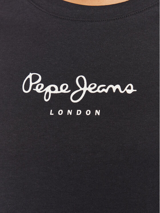 Pepe Jeans Pepe Jeans T-Shirt Wendy PL505480 Černá Regular Fit