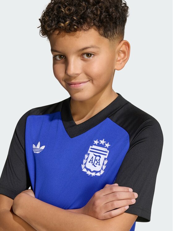 adidas adidas Koszulka techniczna Argentina 26 Away Pre Match Jersey Kids Niebieski jasny Slim Fit
