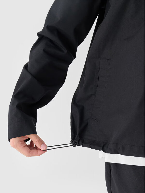 4F 4F Μπουφάν μεταβατικό 4FRSS24TTJAM0887-20S Μαύρο Regular Fit
