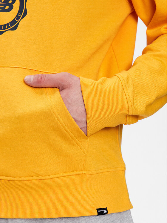 New Balance New Balance Felpa Dukserica Sport Seasonal French Terry MT31901 Giallo Relaxed Fit