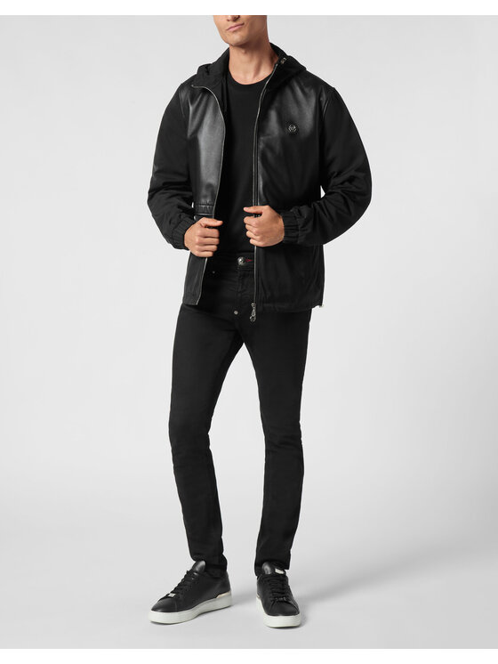 PHILIPP PLEIN PHILIPP PLEIN Giubbotto piumino 22287 Nero Regular Fit