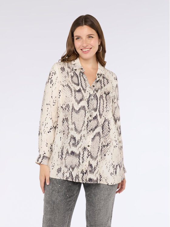 Fiorella Rubino Fiorella Rubino Koszula 5004T001402N0R2 Écru Regular Fit