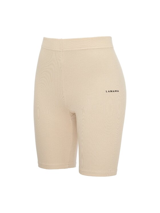 La Mania La Mania Pantaloncini sportivi LIMI 3 Beige Active Fit
