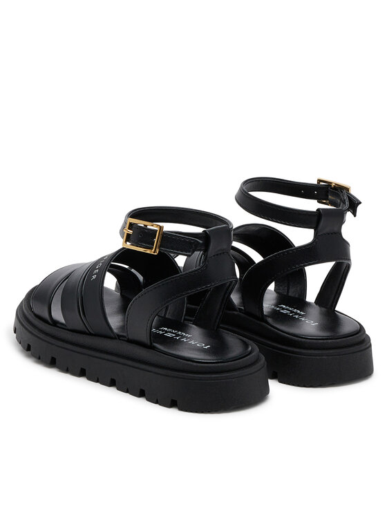Tommy Hilfiger Tommy Hilfiger Sandale Sandal T4A2-33798-0371 M Negru