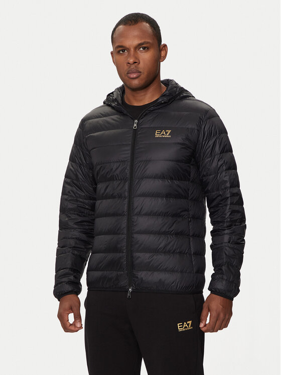 EA7 Emporio Armani Vatovaná bunda 8NPB24 PNGPZ 0208 Čierna Regular Fit
