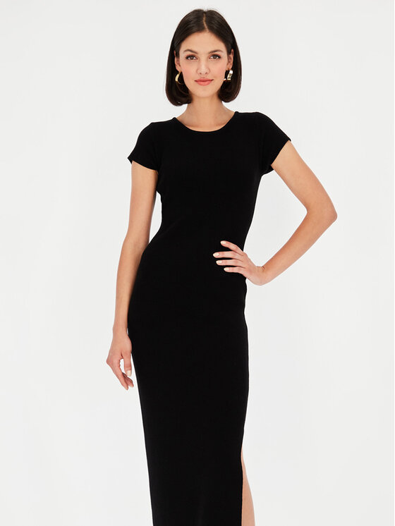 L’AF L’AF Sukienka koktajlowa Livia Czarny Slim Fit