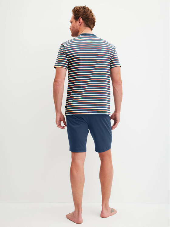 Calida Calida Piżama 46082 Granatowy Regular Fit