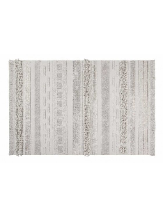 Lorena Canals Lorena Canals Dywan Dywan Bawełniany Air Natural 140x200 cm Szary