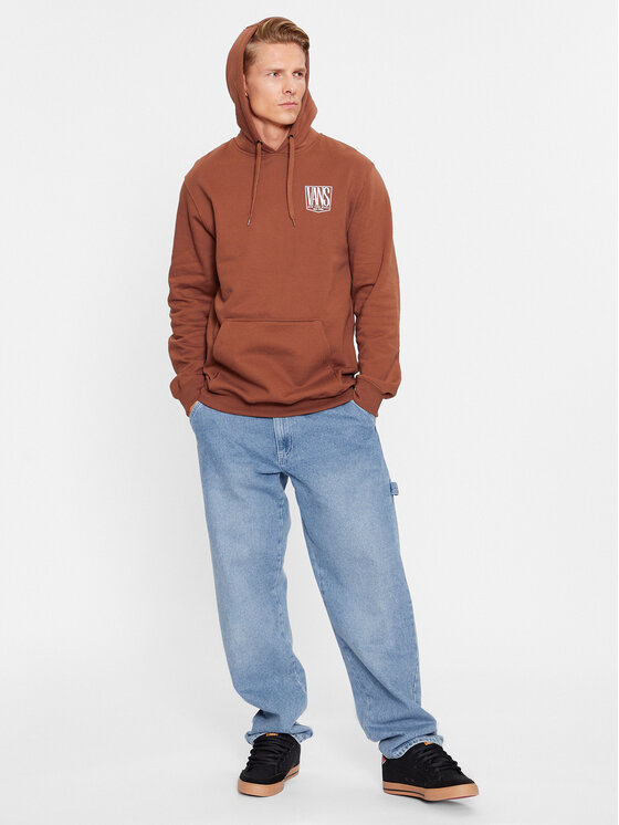 Vans Vans Суитшърт Custom Tall Po VN0008HY Кафяв Regular Fit