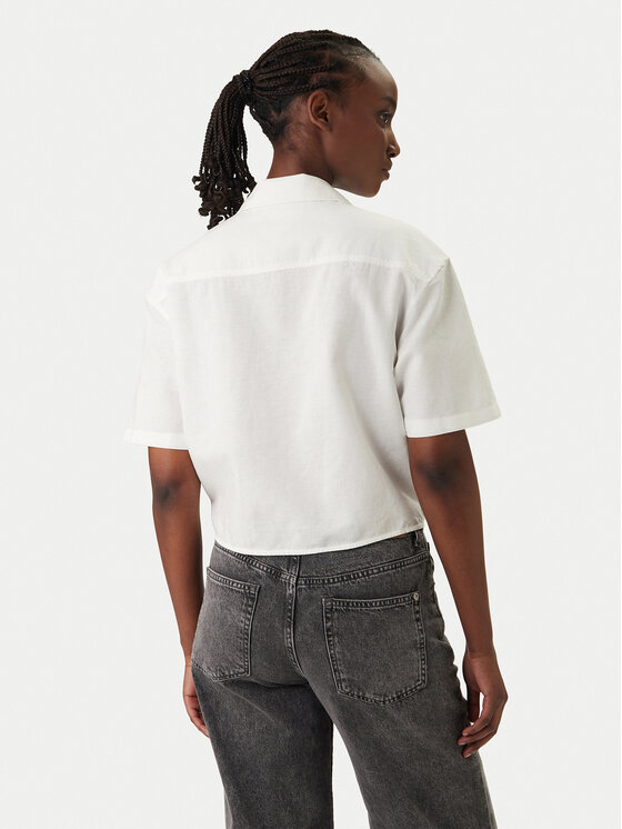 Tommy Jeans Tommy Jeans Πουκάμισο DW0DW22210 Λευκό Relaxed Fit