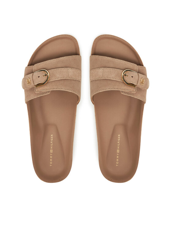 Tommy Hilfiger Tommy Hilfiger Pantoletten FW0FW08809 Beige