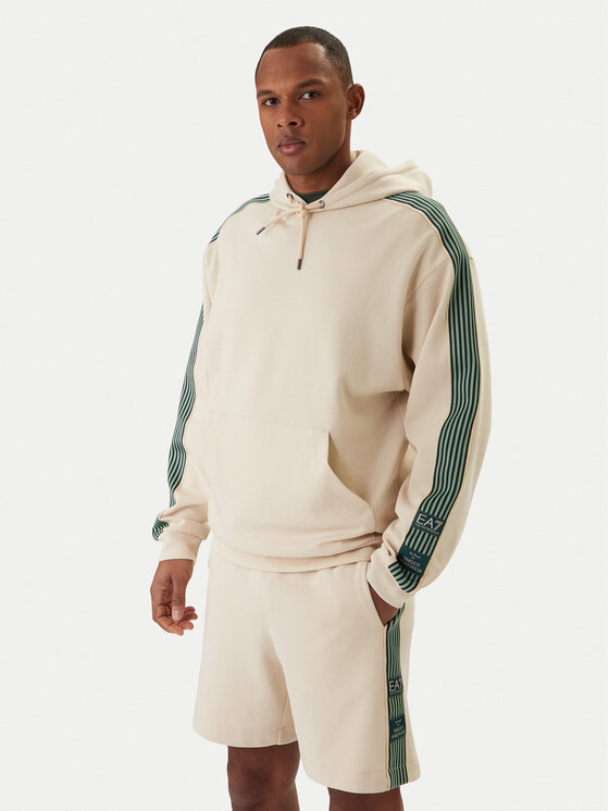 EA7 Emporio Armani EA7 Emporio Armani Суитшърт 7M001508 AF12660 Бежов Regular Fit