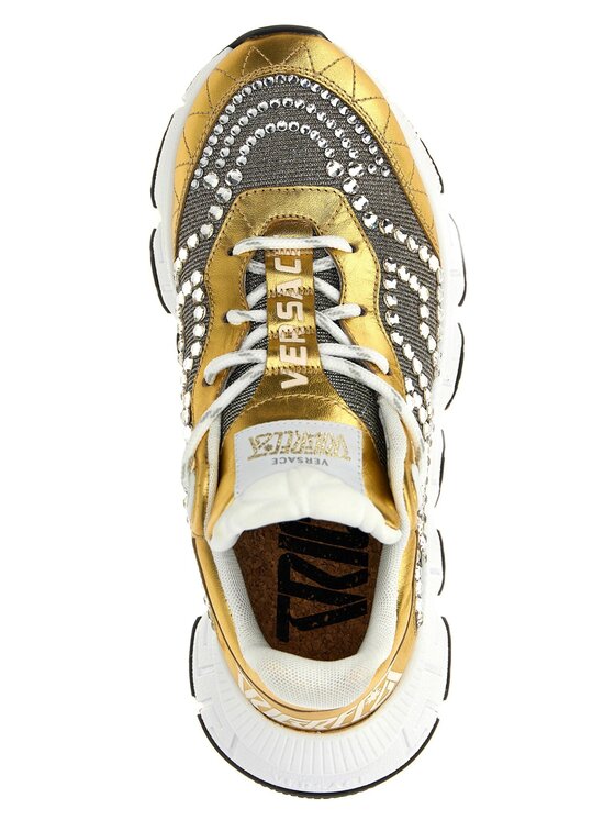 Versace Versace Sneakersy 10041831 Srebrny