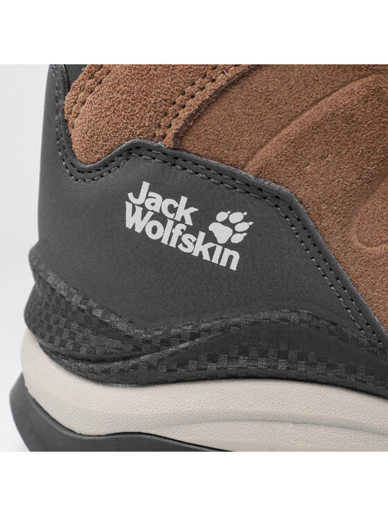 Jack Wolfskin Jack Wolfskin Trekkingi Refugio Texapore Mid W 4050871 Brązowy