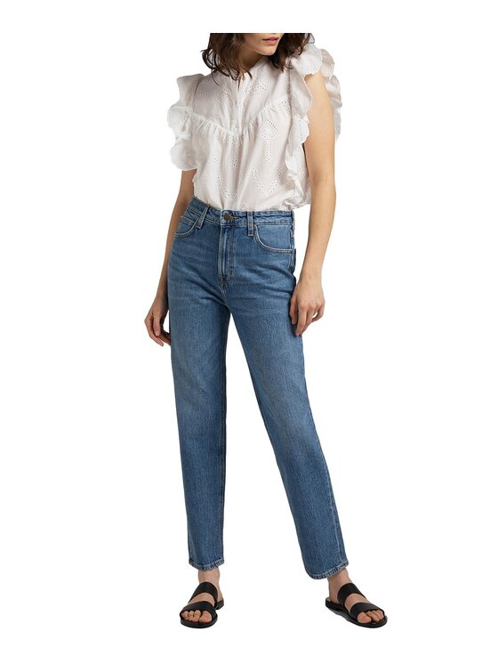 Lee Lee Jeansy L30UMWMQ Niebieski Regular Fit