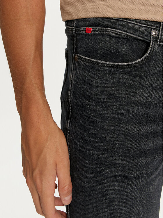 HUGO Hugo Jeansy 50522147 Tmavomodrá Slim Fit