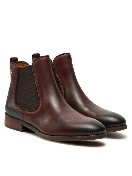 Pikolinos Pikolinos Kotníková obuv s elastickým prvkem W4D-8637ST Hnědá