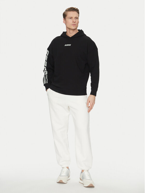 Guess Guess Μπλούζα Z4BQ03 KAIJ1 Μαύρο Regular Fit