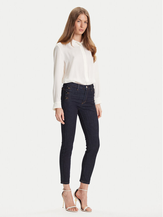 Rinascimento Rinascimento Jeansy CFC0126160003 Granatowy Skinny Fit