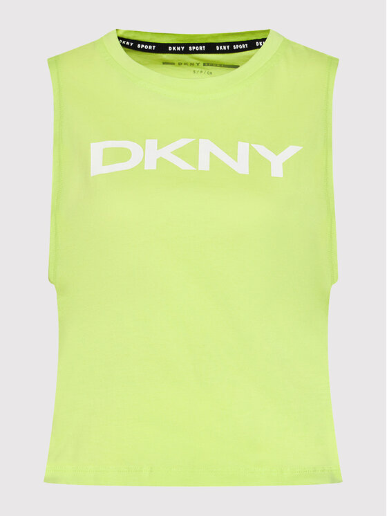 DKNY Sport DKNY Sport Top DP1T8084 Zielony Relaxed Fit