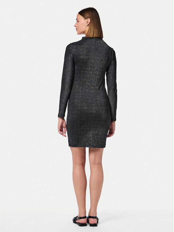 Pieces Pieces Kasdieninė suknelė Monica 17151155 Juoda Slim Fit