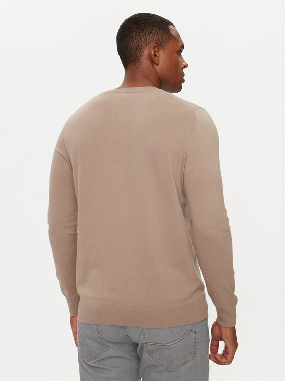 Sisley Sisley Sveter 10F2S1C78 Béžová Slim Fit
