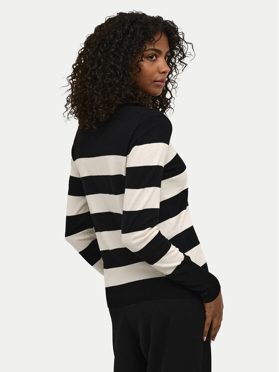 Kaffe Kaffe Megztinis Lizza 10509065 Juoda Regular Fit