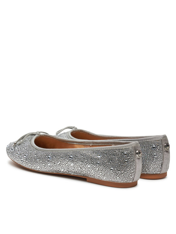 Steve Madden Steve Madden Baleríny Blossoms-R SM11002854 Strieborná