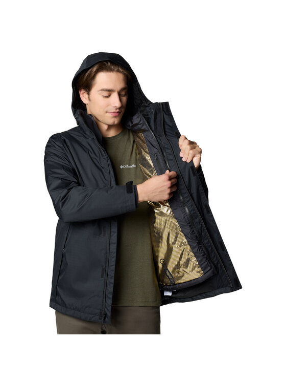 Columbia Columbia Giacca di transizione Columbia Oak Harbor Interchange Jacket Nero Regular Fit