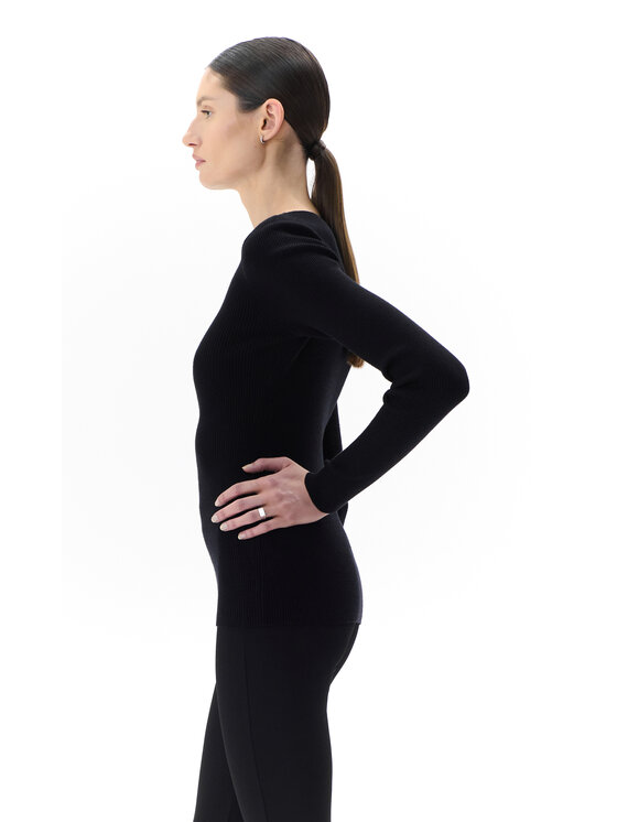 Tiffi Tiffi Sweter TIFFI Czarny Slim Fit